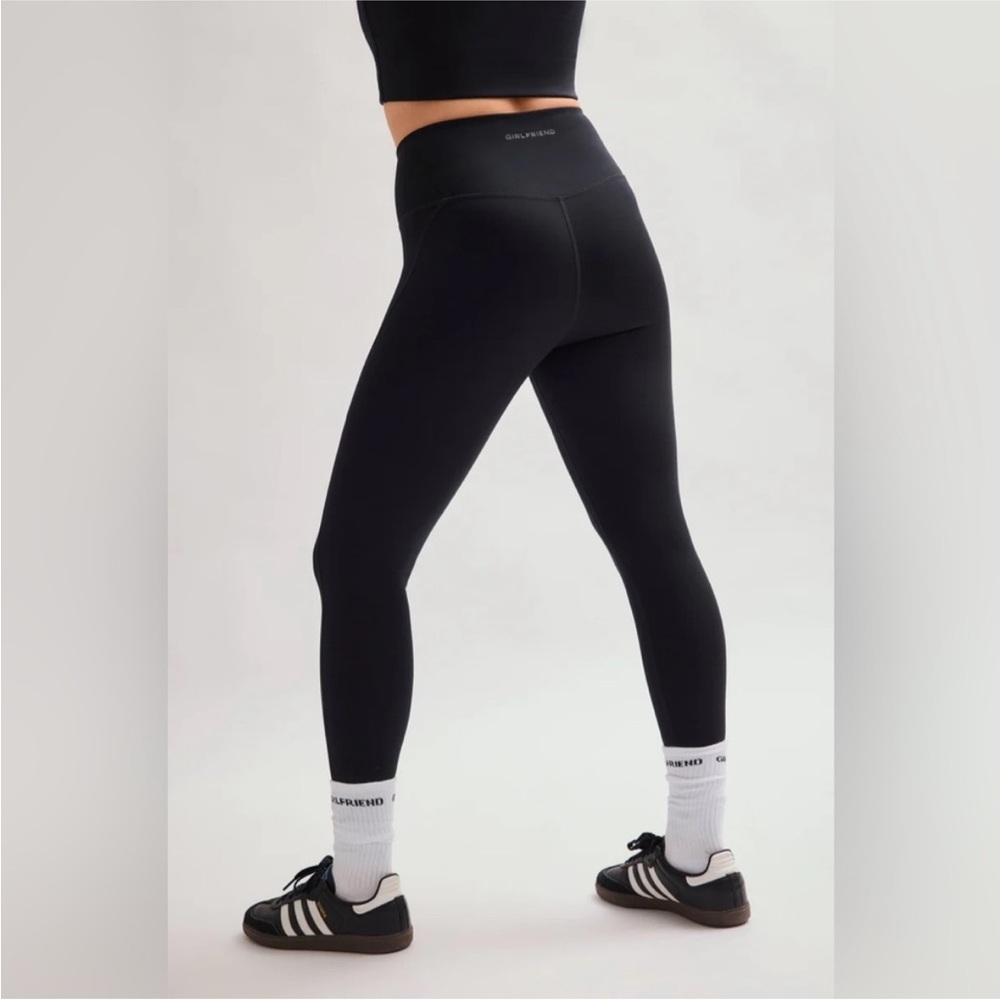 Girlfriend Collective 7/8 High Rise Leggings Black XS NWT